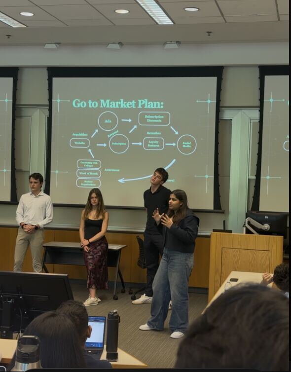 Presenting our go-to-market plan at Wharton