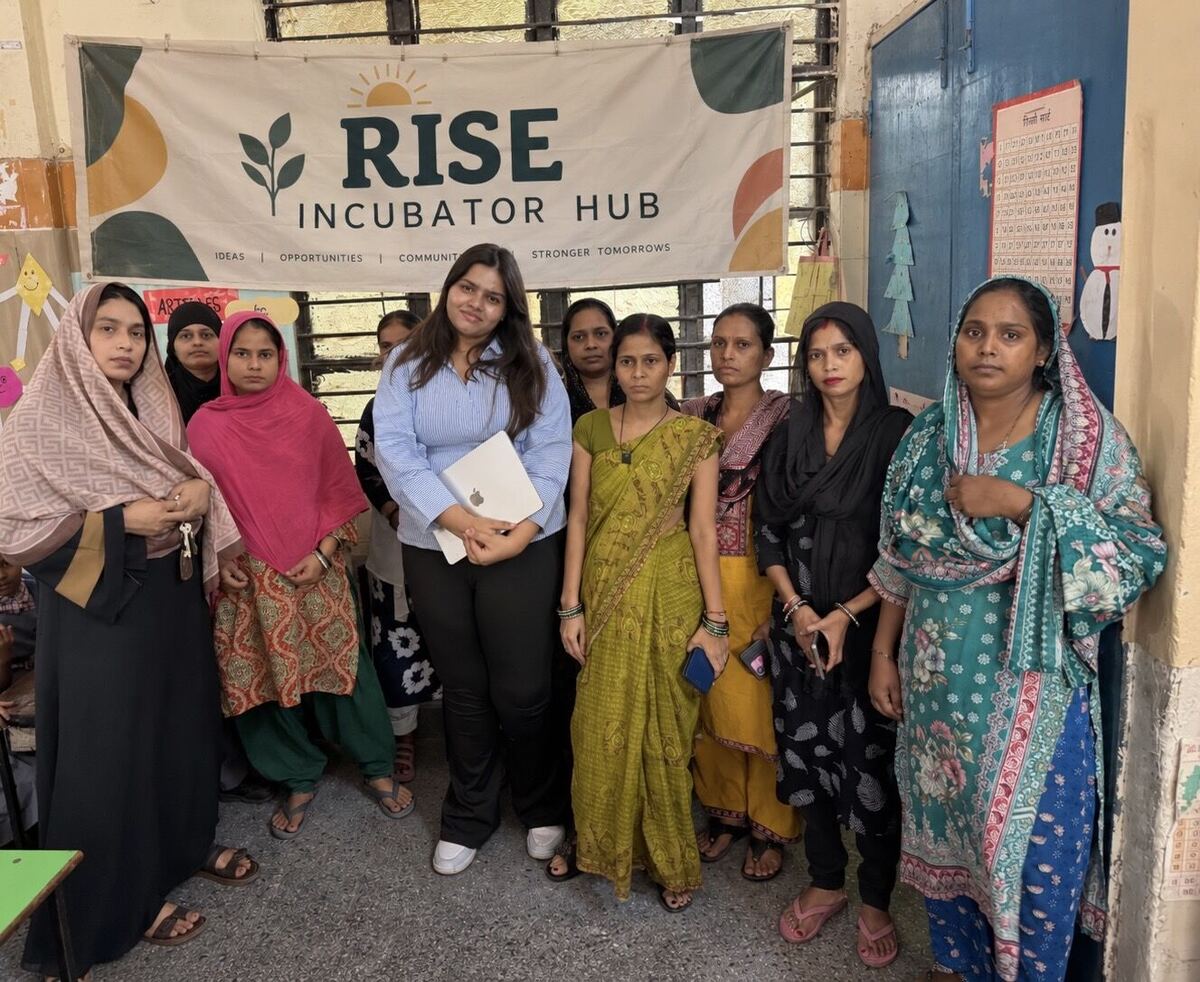 Women entrepreneurs at the RISE Incubator Hub